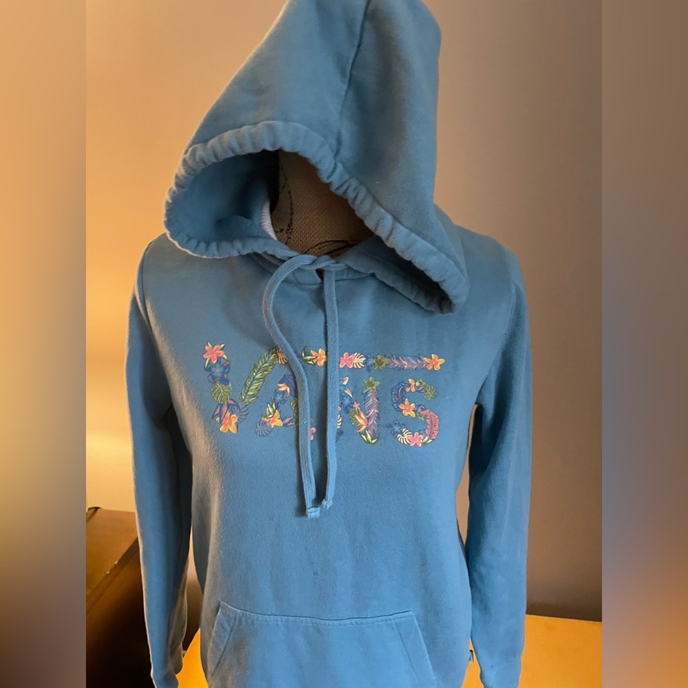 Blue ladies vans sweatshirt